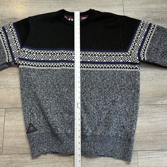 Point Zero Size XXL Shirt Pullover Gold Black Label Button Gray Black Blue - Picture 5 of 6